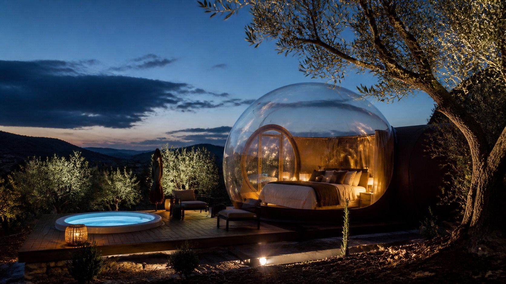 Hotel burbuja en Andalucía
